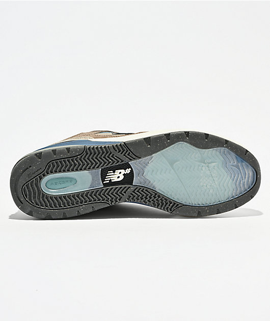 New Balance Numeric 933 Reynolds Mushroom & Light Blue Skate Shoes