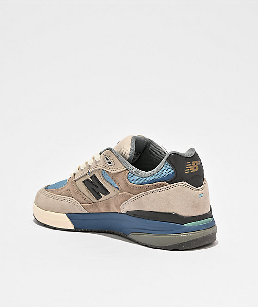 New Balance Numeric 933 Reynolds Mushroom & Light Blue Skate Shoes