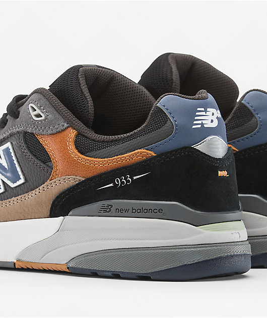 New Balance Numeric 933 Reynolds Tan & Grey Skate Shoes | Zumiez