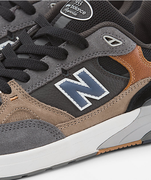 New Balance Numeric 933 Reynolds Tan & Grey Skate Shoes | Zumiez
