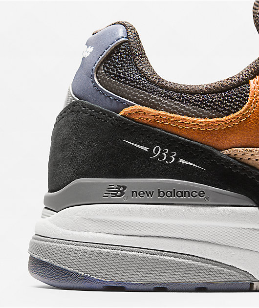 New Balance Numeric 933 Reynolds Tan & Grey Skate Shoes | Zumiez