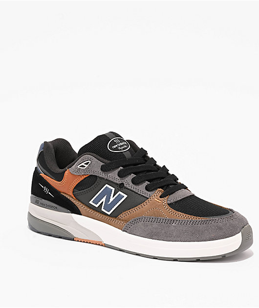 New Balance Numeric 933 Reynolds Tan & Grey Skate Shoes | Zumiez