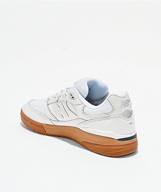 New Balance Numeric 933 Reynolds White & Gum Skate Shoes
