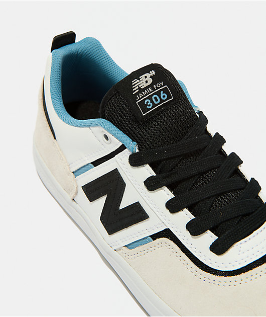 New Balance Numeric Jamie Foy 306 Grey & White Skate Shoes | Zumiez