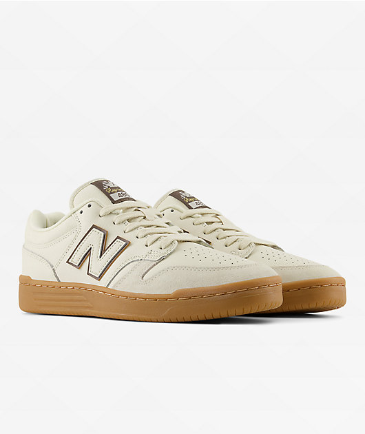 New Balance Numeric Reynolds 480 Cream & Gum Skate Shoes | Zumiez