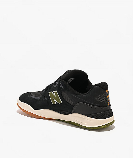 New Balance Numeric Tiago 1010 Black & Green Skate Shoes