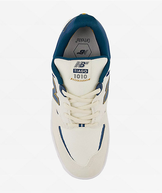 New Balance Numeric Tiago 1010 Linen & Deep Sea Skate Shoes | Zumiez