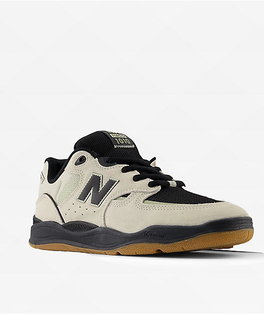 New Balance Numeric Tiago 1010 Sea Salt & Black Skate Shoes | Zumiez