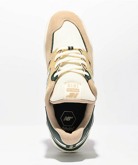 New Balance Numeric Tiago 1010 Tan & Green Skate Shoes | Zumiez