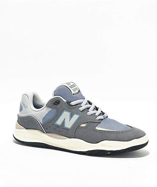 New balance Numeric 1010 28.5 Tiago グレー New Balance Numeric Tiago 1010 Grey & Aqua Skate Shoes | Zumiez