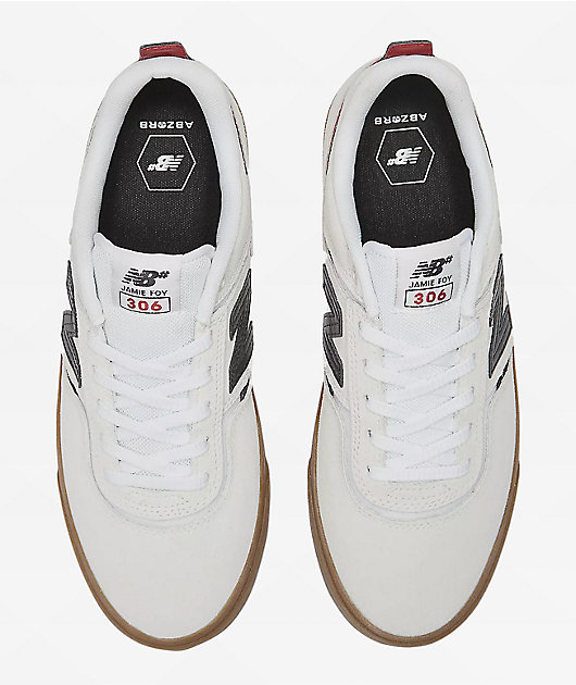 New Balance Numeric Tiago 1010 White & Black Skate Shoes