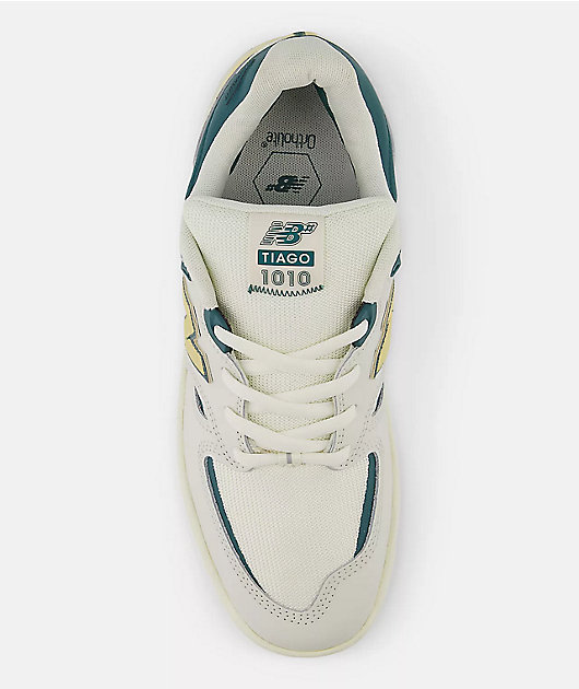 New Balance Numeric Tiago 1010 White & New Spruce Skate
