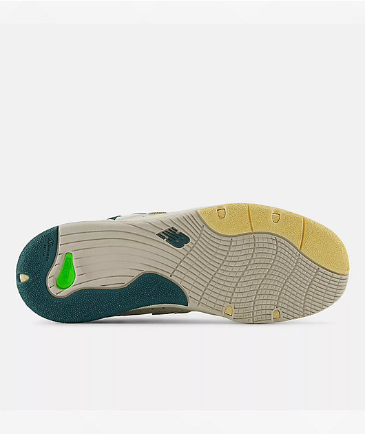 New Balance Numeric Tiago 1010 White & New Spruce Skate Shoes | Zumiez