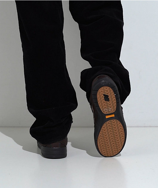 New Balance Numeric Tiago 808 Black Coffee & Black Skate Shoes video