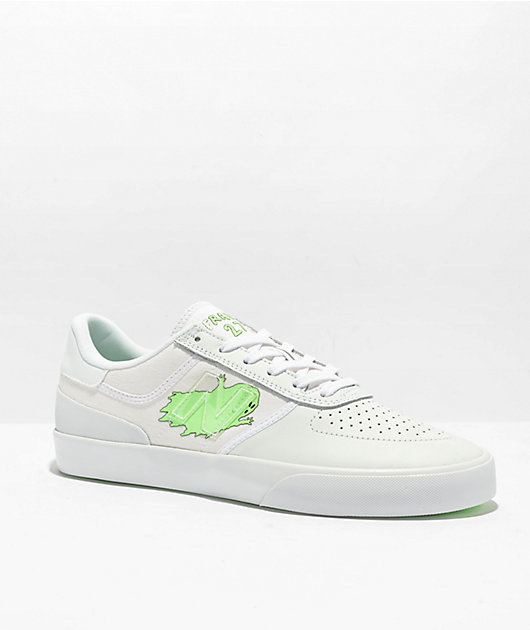 New Balance Numeric Villani 272 Franky White & Green Skate  display picture 1