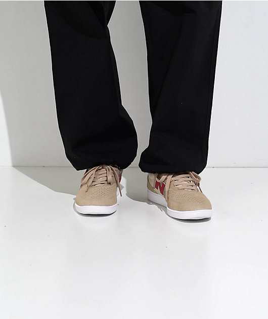 New Balance Numeric Westgate 508 Beige & Red Skate Shoes video