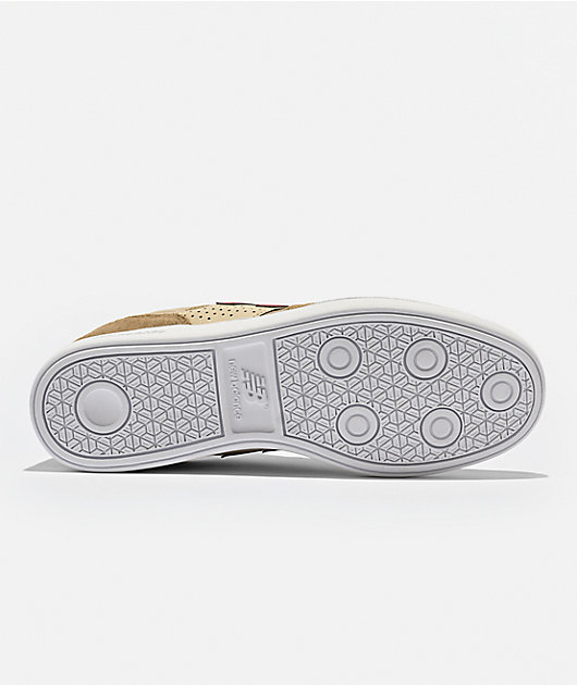 New Balance Numeric Westgate 508 Beige & Red Skate Shoes | Zumiez