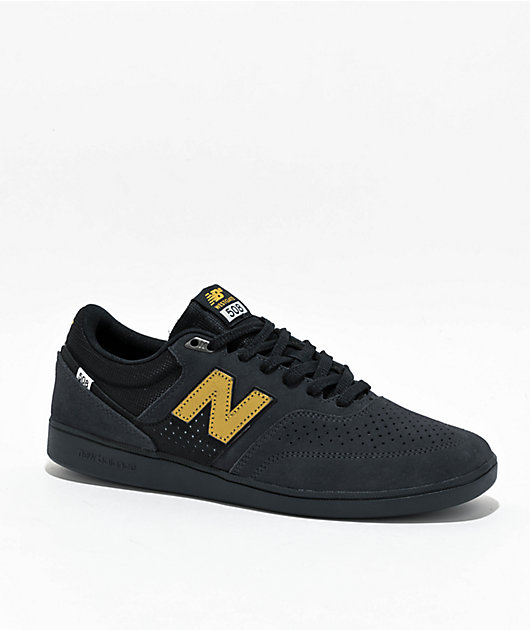 New Balance Numeric Brandon Westgate 508 Black \u0026 Yellow Skate Shoes | Zumiez