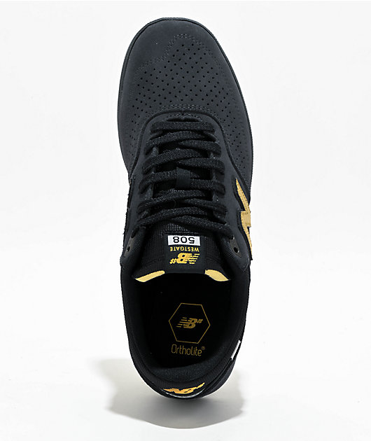 New Balance Numeric Brandon Westgate 508 Black & Yellow