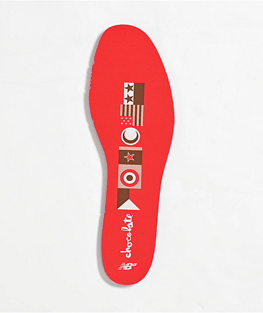 New Balance Numeric x Chocolate 480 Tan & Gum Skate Shoes | Zumiez