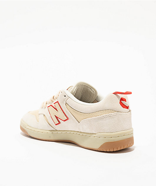 New Balance Numeric x Chocolate 480 Tan & Gum Skate Shoes | Zumiez
