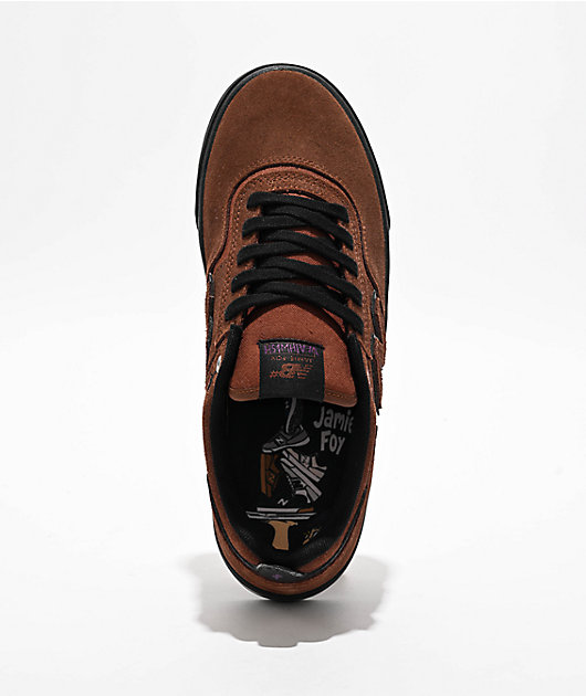 New Balance Numeric x Deathwish 306 Jamie Foy Deathwish Brown & Black Skate Shoes