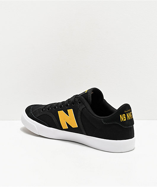 New Balance Numerics 212 California Black & Yellow Skate Shoes