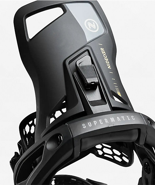 Nidecker LT Supermatic® Black Snowboard Bindings 2027