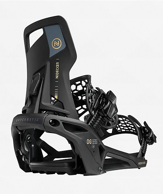 Nidecker LT Supermatic® Black Snowboard Bindings 2027