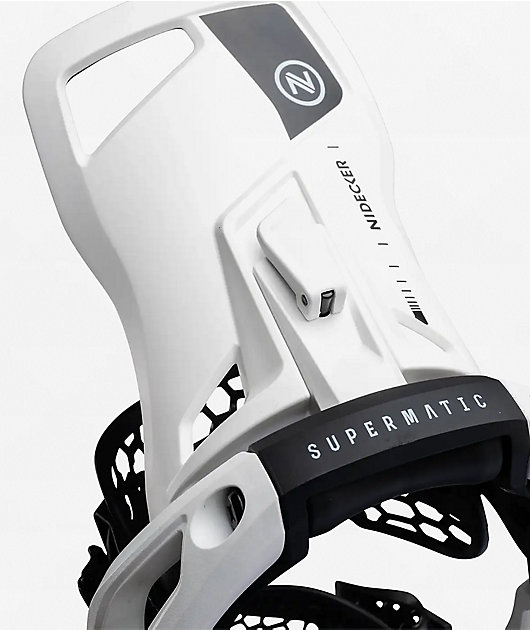 Nidecker LT Supermatic® White Snowboard Bindings 2027