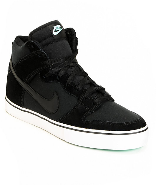 Nike 6.0 Dunk High LR Black \u0026 Tropical Twist Teal Skate Shoes | Zumiez