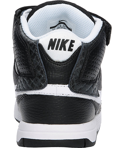 Nike 6.0 Kids Mogan Mid 2 Jr. Black, White \u0026 Grey Shoes
