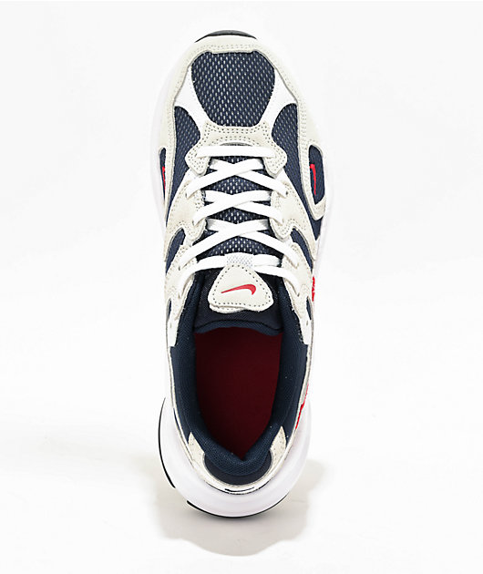 Nike AL8 Obsidian, Gym Red & White Shoes