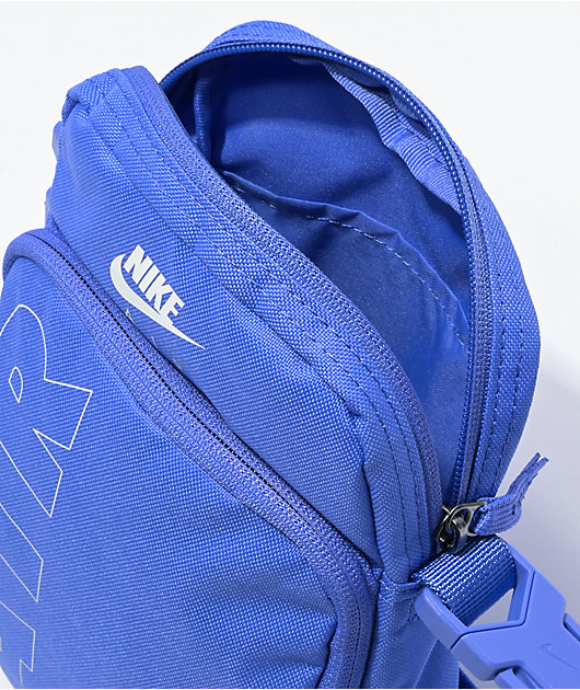 blue nike air bag