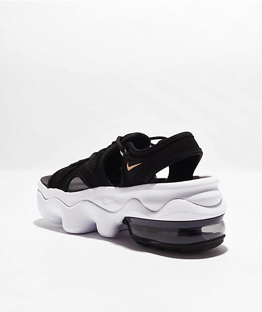 Nike Air Max Koko Black & White Platform Sandals