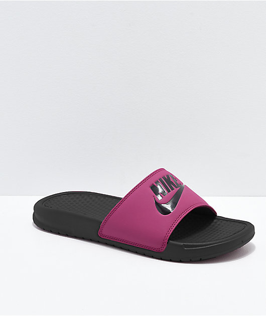 Nike Benassi True Berry Slide Sandals 