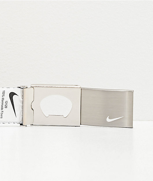 Nike Black & White Reversible Web Belt