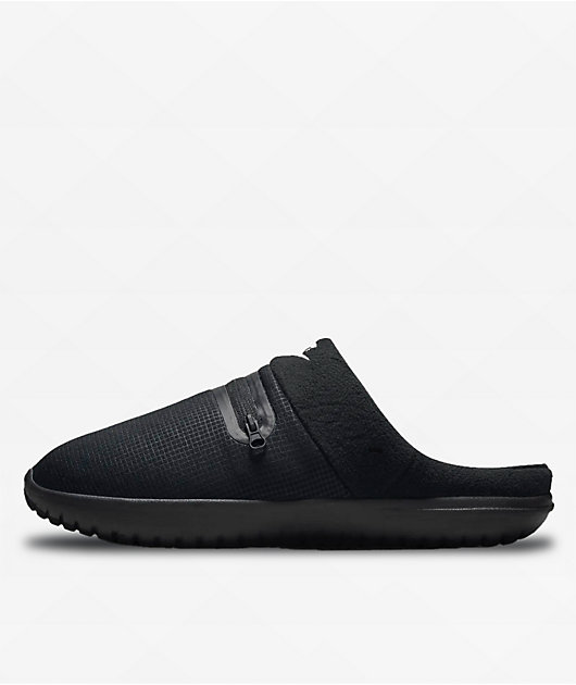 Nike Burrow Black & Phantom Slippers