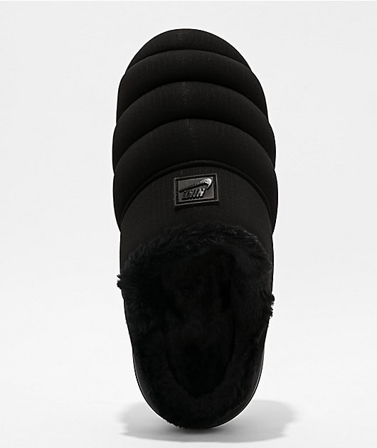 Nike Burrow SE Black & Anthracite Slippers | Zumiez