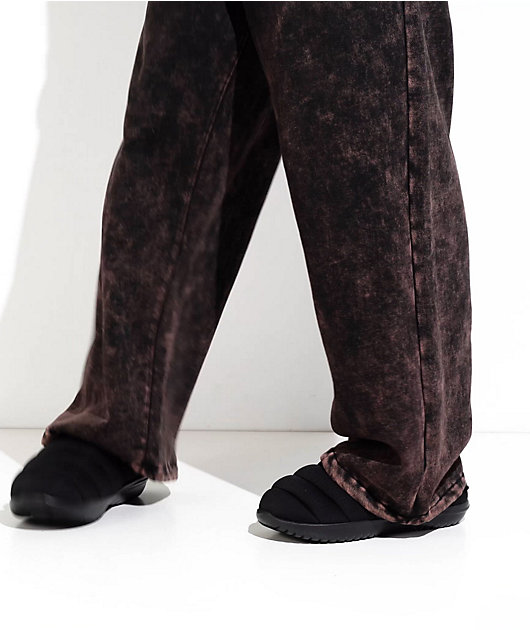 Nike Burrow SE Black & Anthracite Slippers | Zumiez