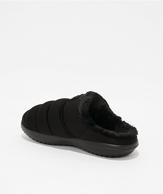 Nike Burrow SE Black & Anthracite Slippers | Zumiez
