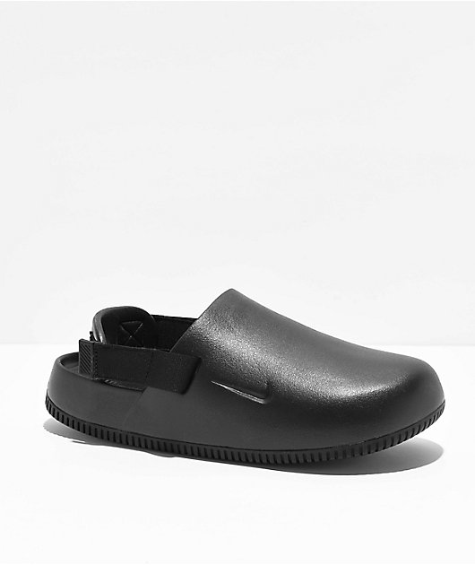 Nike Calm Black Mule Sandals | Zumiez