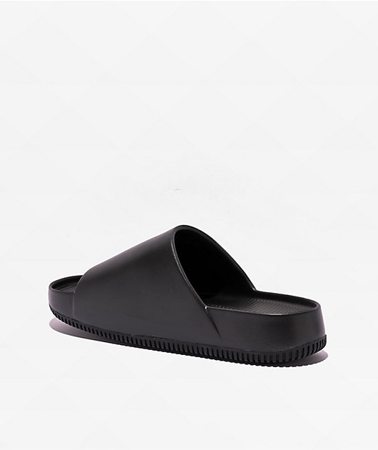 Vlogo Signature Slide Sandal In Grainy Cowhide With Accessory for Woman in  Black | Valentino US