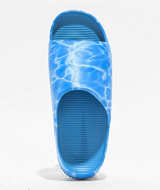 Nike Calm Coast & Signal Blue Slide Sandals