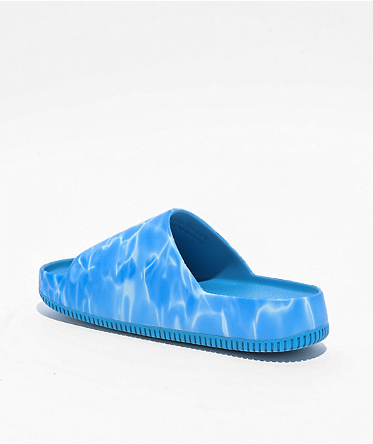 Nike Calm Coast & Signal Blue Slide Sandals