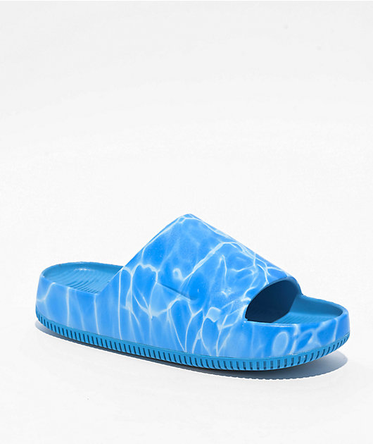 Nike Calm Coast Signal Blue Slide Sandals