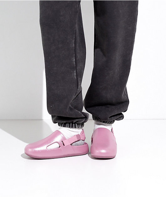 Nike Calm Elemental Pink Mule Sandals | Zumiez