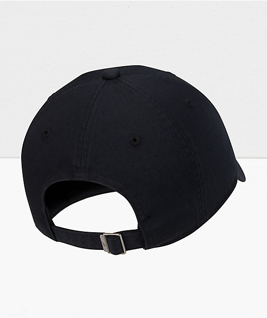 Nike Club Futura Black Strapback Hat | Zumiez
