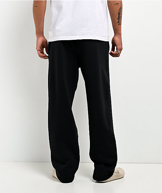 Nike Club Open Hem Black Sweatpants