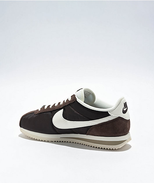 Nike Cortez Textile Baroque Brown Sail Shoes Zumiez